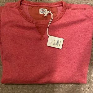 Faherty Crewneck Sweatshirt Light Red